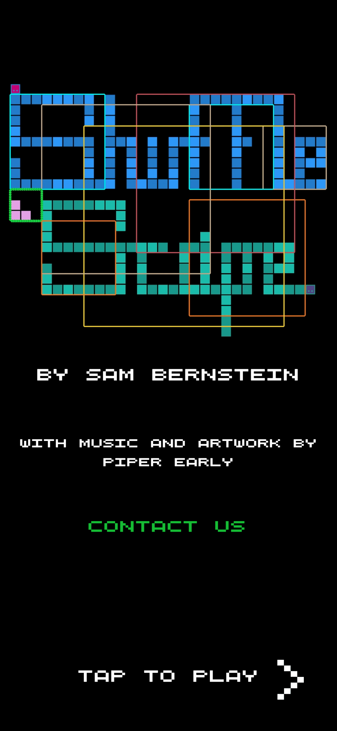 Shufflescape title screen