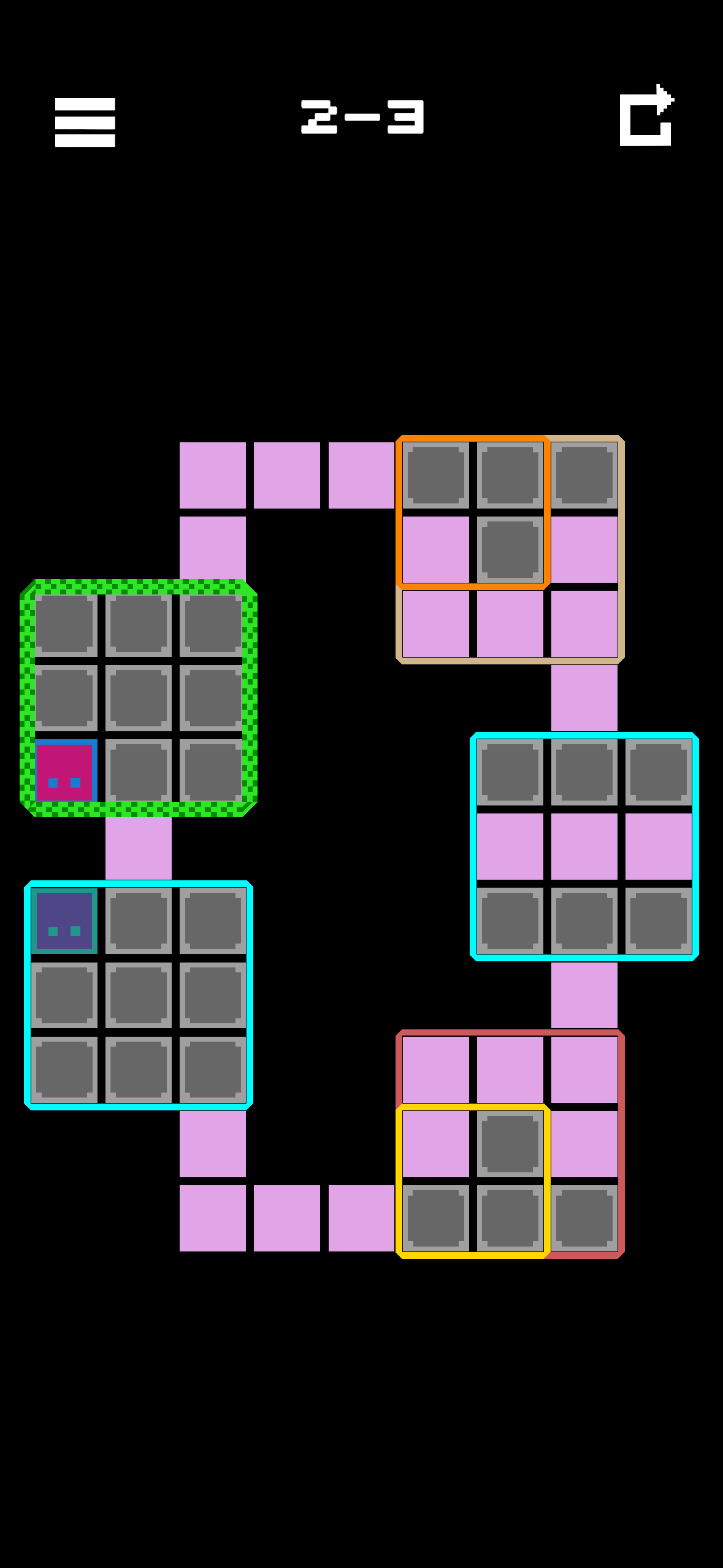 Shufflescape level 2-3 gameplay